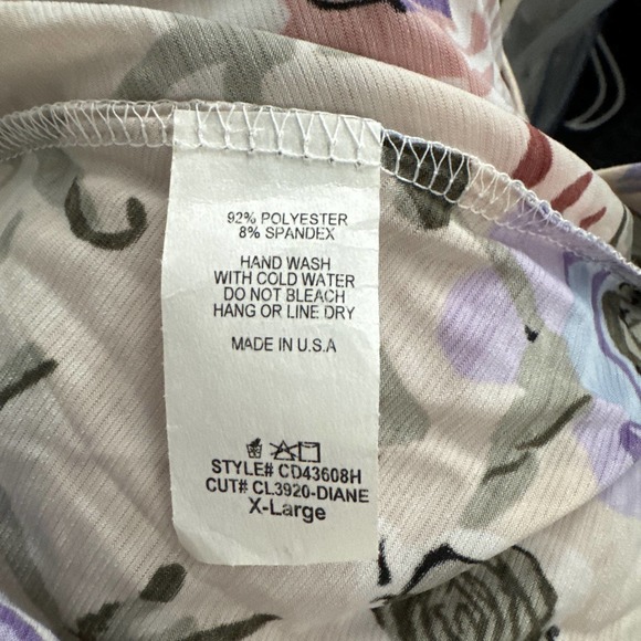 Dress with pockets flowered size XL - Picture 6 of 7